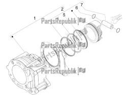 Cylinder-piston-wrist pin unit