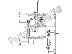 Fork's components (Kayaba)