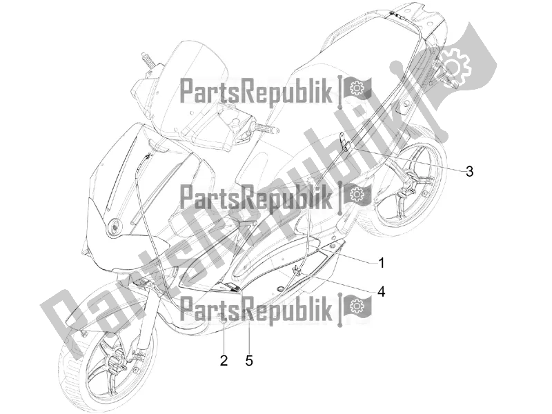 All parts for the Transmissions of the Gilera Runner 125 ST 4T 2016