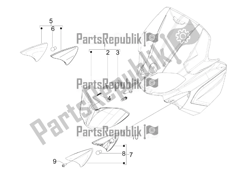 Toutes les pièces pour le Phares Avant - Clignotants du Gilera Runner 125 ST 4T 2017