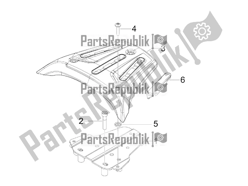 Todas las partes para Portaequipajes Trasero de Gilera Runner 125 ST 4T 2017