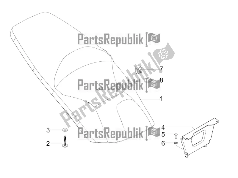 Toutes les pièces pour le Selle / Sièges du Gilera Runner 125 ST 4T 2017