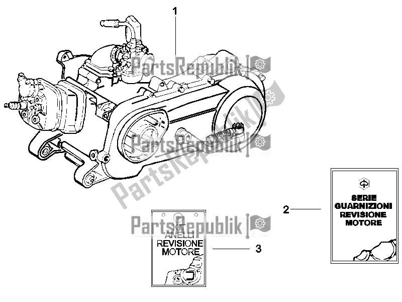 Alle onderdelen voor de Motor Assemblage van de Gilera Runner 50 SP 2016