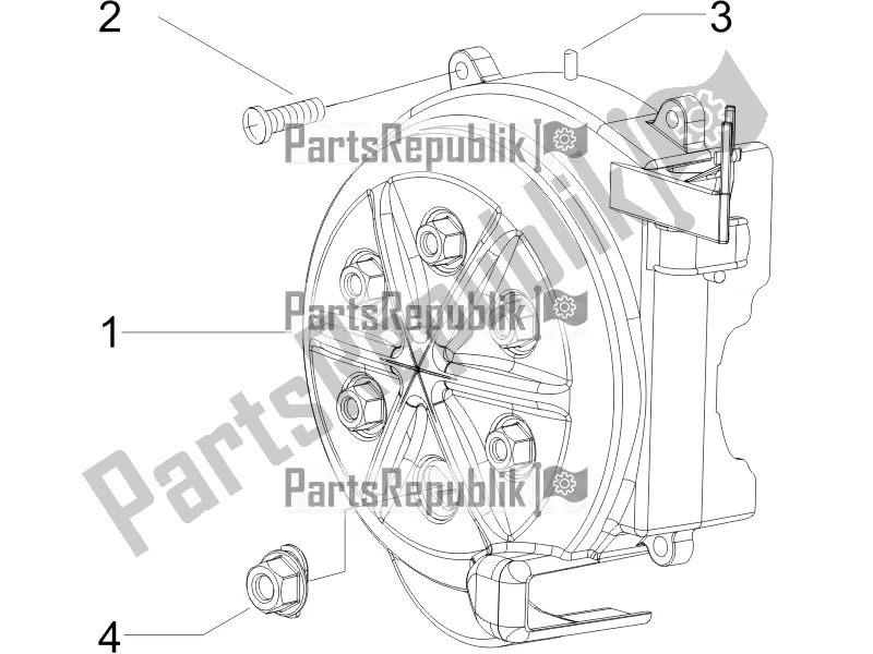 Todas las partes para Cubierta Del Volante Magneto - Filtro De Aceite de Gilera Runner 50 SP 2017