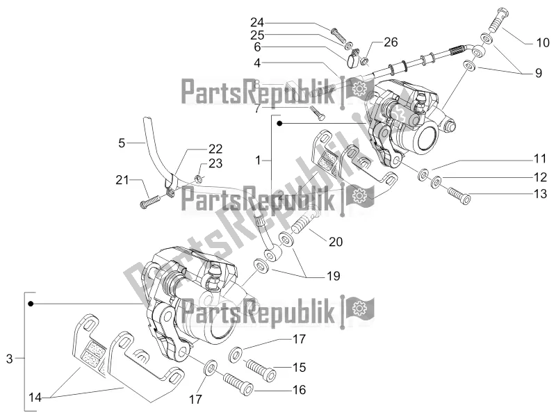 Toutes les pièces pour le Tuyaux De Freins - étriers du Gilera Runner 50 SP 2019