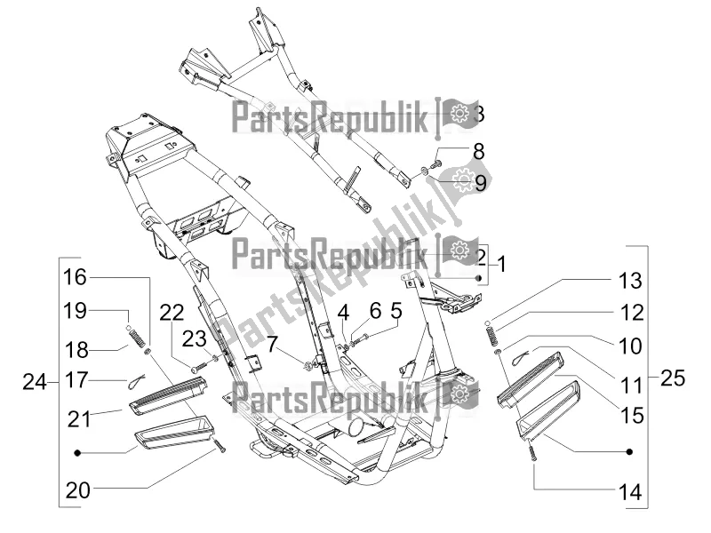 Toutes les pièces pour le Cadre / Carrosserie du Gilera Runner 50 SP 2019