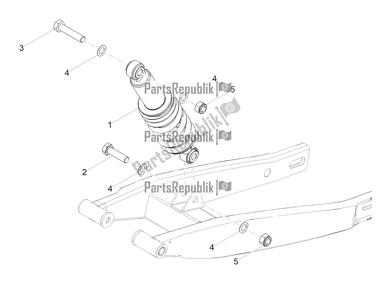 Toutes les pièces pour le Amortisseur du Gilera SMT 50 2018