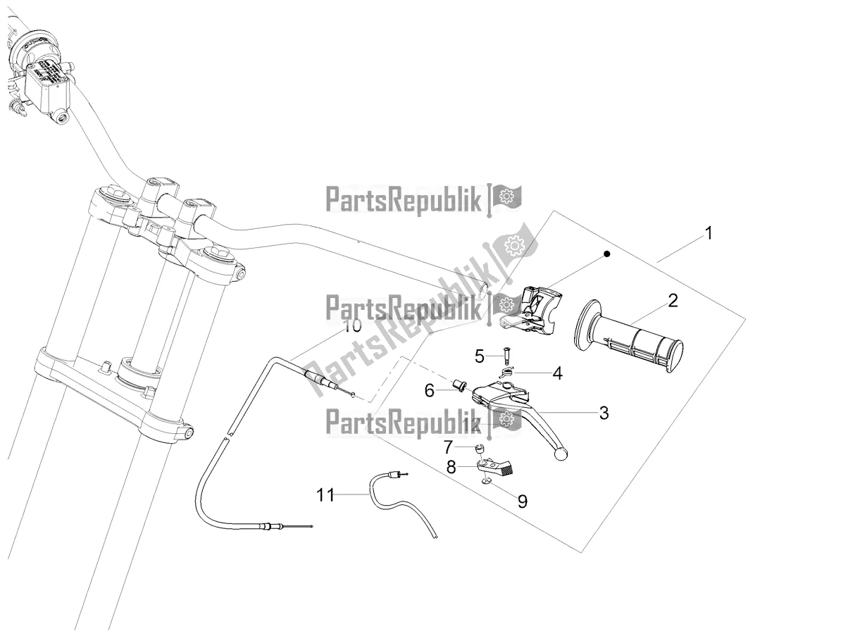 Toutes les pièces pour le Commande D'embrayage du Gilera SMT 50 2019