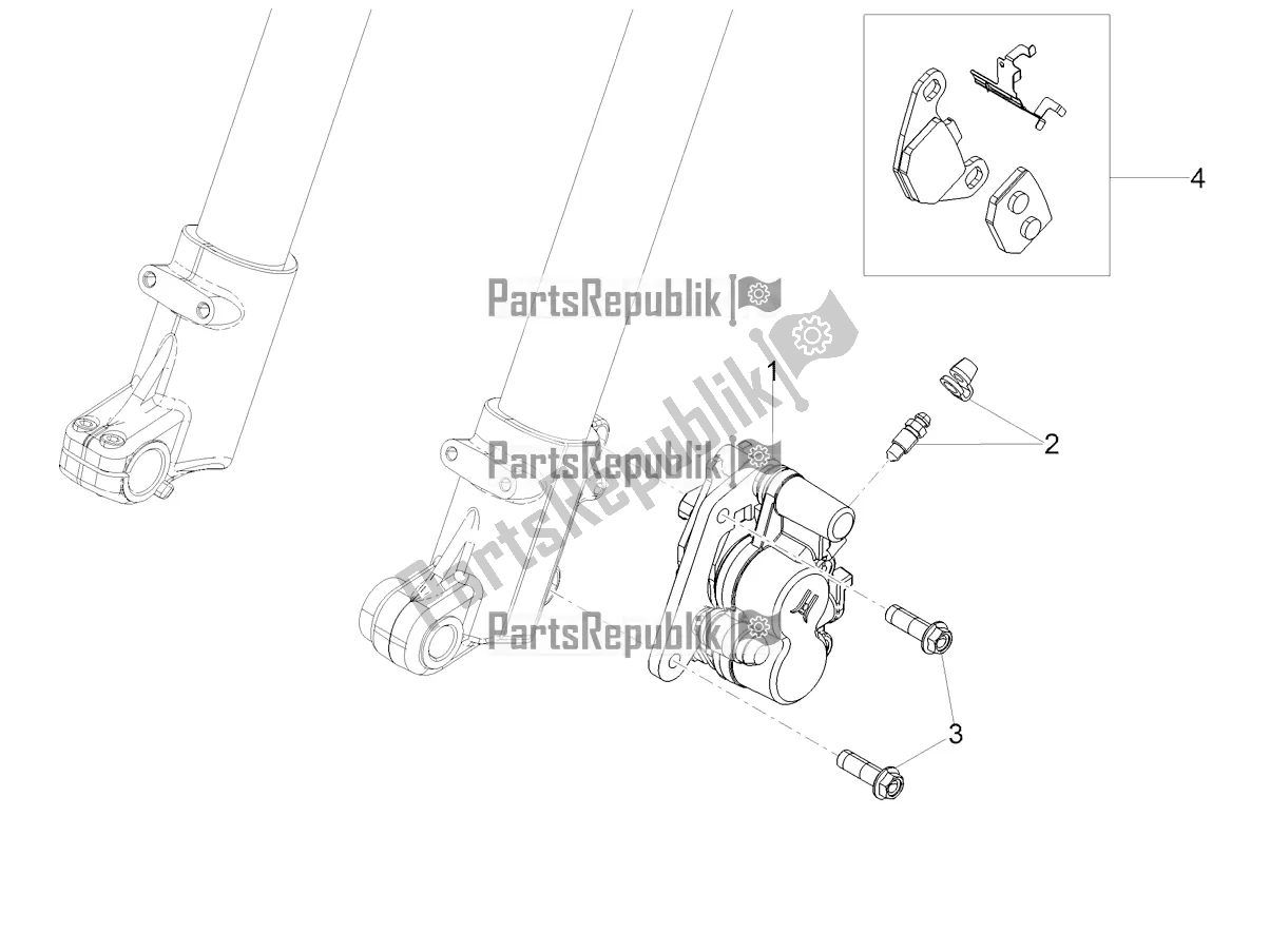 Tutte le parti per il Pinza Freno Anteriore del Gilera SMT 50 Drifting 2021