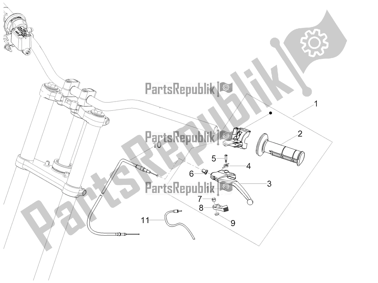 Todas las partes para Control De Embrague de Gilera SMT 50 Drifting 2022