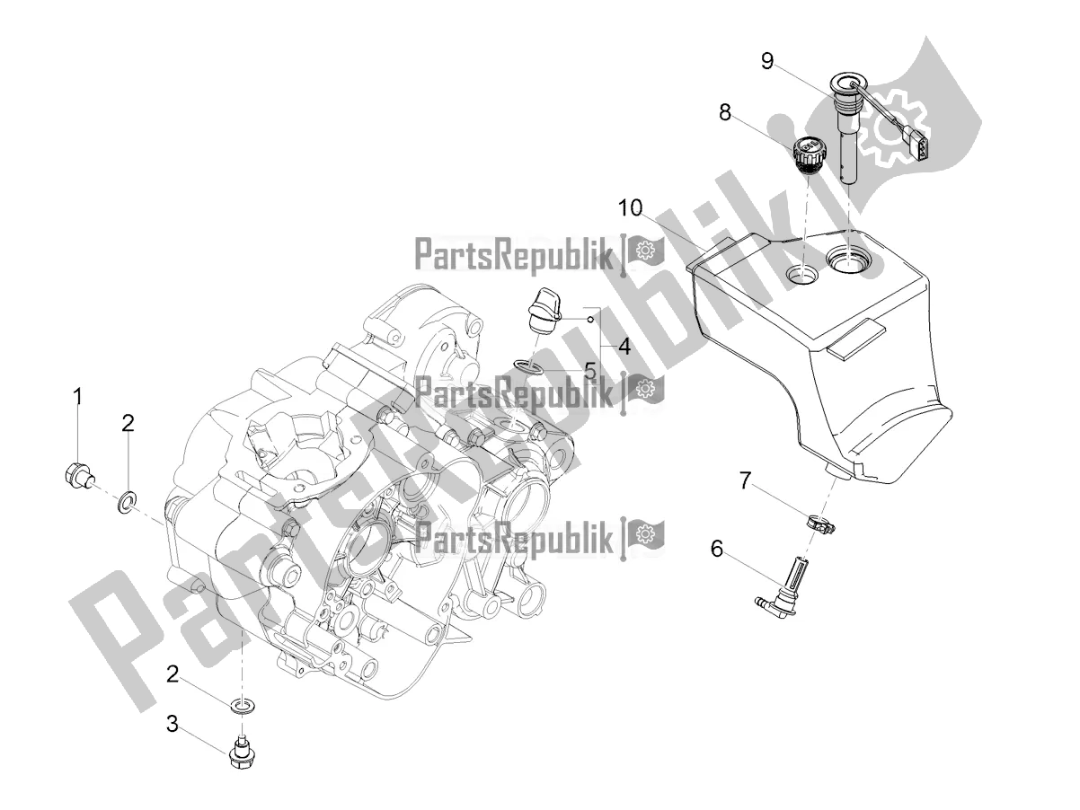 All parts for the Lubrication of the Gilera SMT 50 Drifting 2022