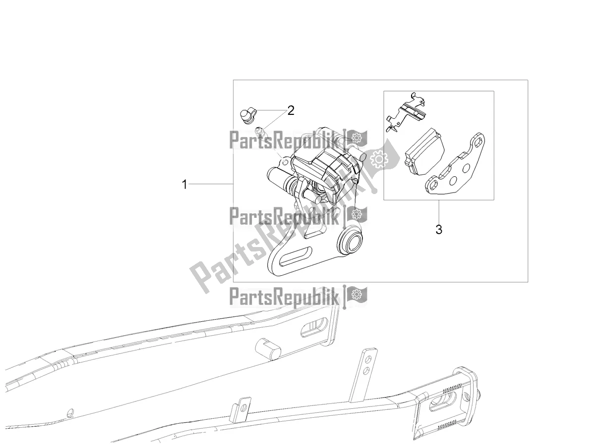 Tutte le parti per il Pinza Freno Posteriore del Gilera SMT 50 Drifting 2022
