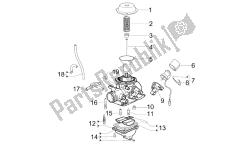 carburateur componenten