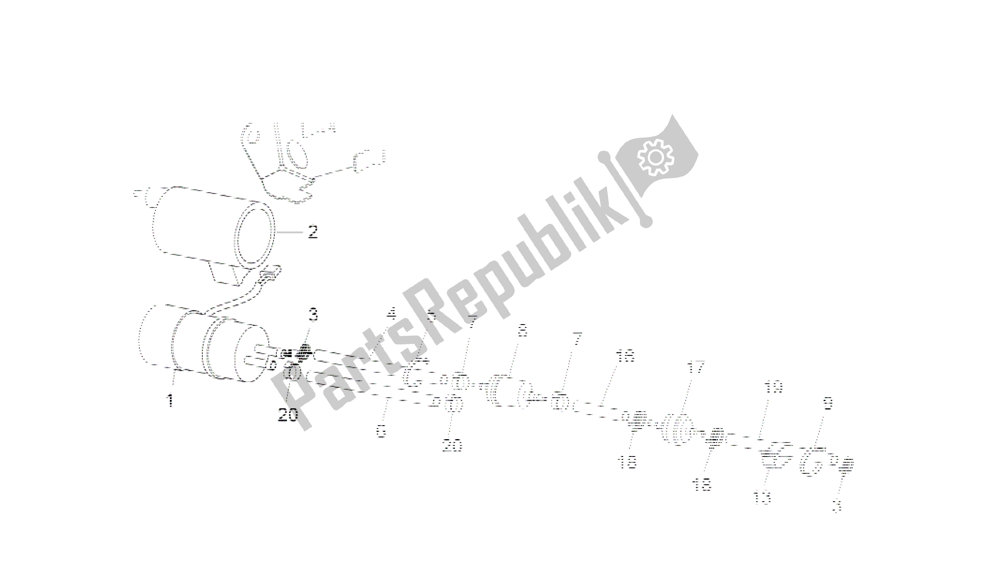 All parts for the Supply System of the Gilera Runner 200 2005 - 2011