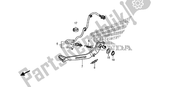 Tutte le parti per il Pedale del Honda VFR 1200 XD 2013