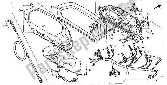 Tutte le parti per il Metro del Honda NX 250 1989