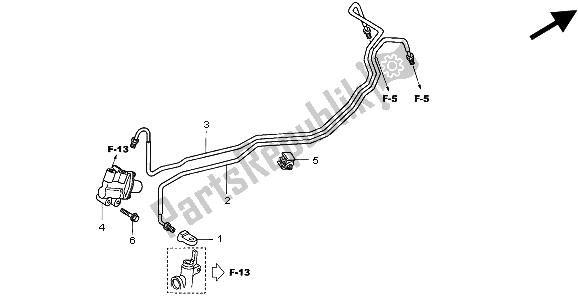 Tutte le parti per il Valvola Di Controllo Proporzionale del Honda CBR 1100 XX 1999