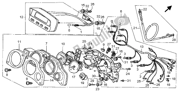 Todas las partes para Metro (mph) de Honda XRV 750 Africa Twin 1998