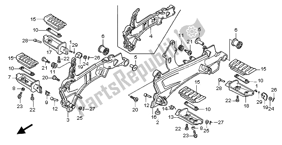 Wszystkie części do Krok Honda ST 1100A 1995