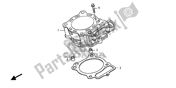 Todas las partes para Cilindro de Honda CRF 150 RB LW 2014