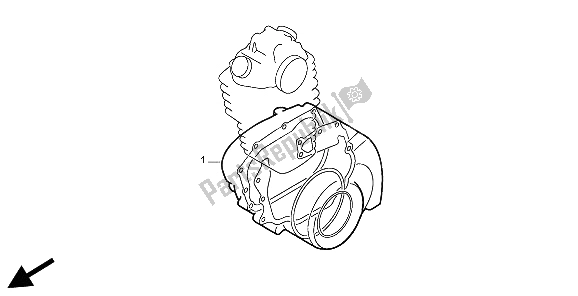 Todas as partes de Kit De Junta Eop-2 B do Honda XR 600R 1995