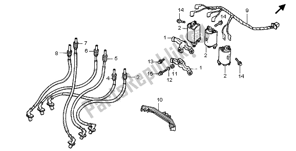 All parts for the Ignition Coil of the Honda GL 1500 SE 1995