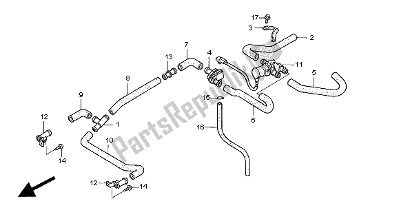 Alle onderdelen voor de Magneetventiel van de Honda CBR 600F 2000