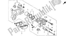 REAR BRAKE CALIPER