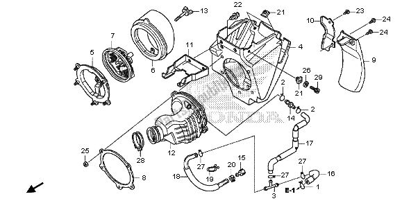 Todas las partes para Filtro De Aire de Honda CRF 150 RB LW 2013