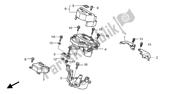 Todas las partes para Amortiguador De Dirección de Honda CBR 1000 RR 2005