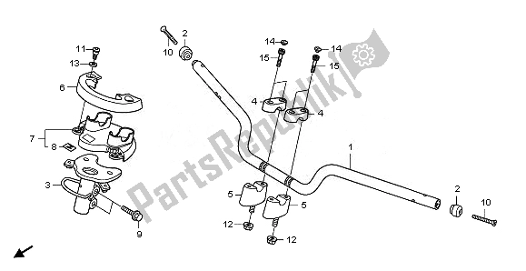 Toutes les pièces pour le Tuyau De Poignée du Honda NSS 250A 2011