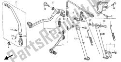 pedal y soporte