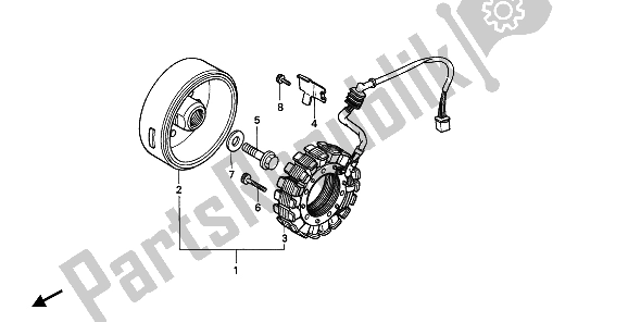 Tutte le parti per il Generatore del Honda XRV 750 Africa Twin 1990