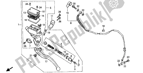 Tutte le parti per il Frizione del Honda VT 1100C 1994