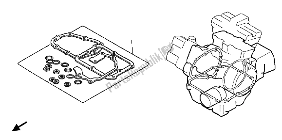 Todas as partes de Kit De Junta Eop-2 B do Honda RVF 400R 1996