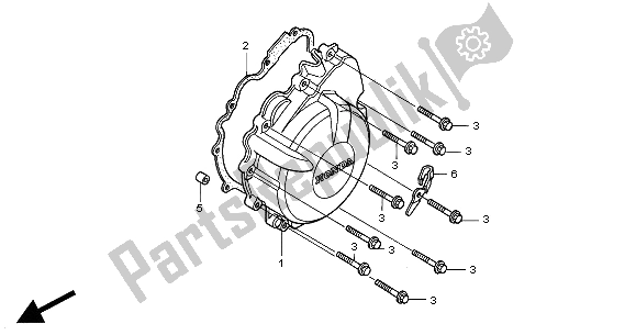 Todas las partes para Cubierta Del Generador de Honda CBR 900 RR 2000