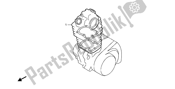 Todas as partes de Kit De Junta Eop-1 A do Honda XR 250R 1988