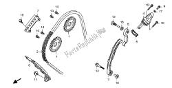 cadena de levas y tensor