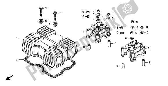 Wszystkie części do Cylinder Honda CMX 250C 1997