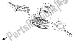 tampa da cabeça do cilindro (traseira)