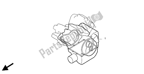 All parts for the Eop-2 Gasket Kit B of the Honda VT 750C 1997