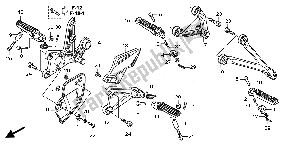 Wszystkie części do Krok Honda CBR 1000 RA 2011