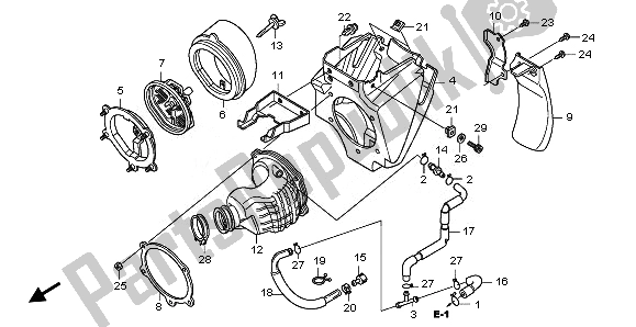 Todas las partes para Filtro De Aire de Honda CRF 150R SW 2008