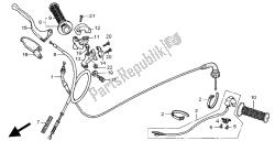 Manejar palanca e interruptor y cable