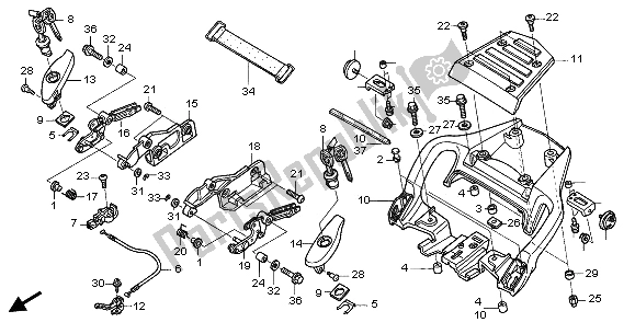 Todas las partes para Asidero de Honda ST 1300 2003