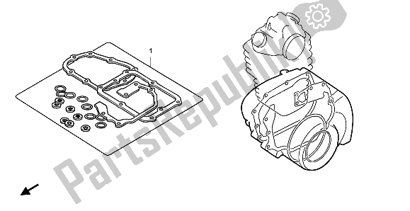 Todas las partes para Kit De Juntas Eop-2 B de Honda TRX 400 FW Fourtrax Foreman 2000