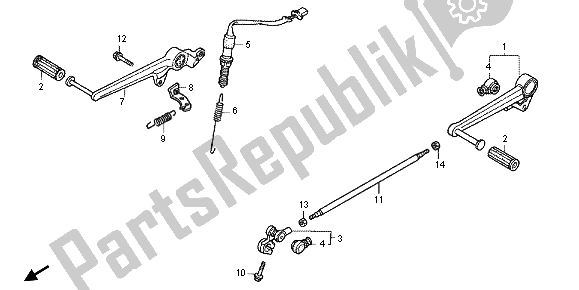 Tutte le parti per il Pedale del Honda RVF 400R 1995