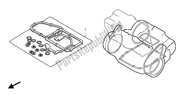 Tutte le parti per il Kit Di Guarnizioni Eop-2 B del Honda CBR 600 FR 2002