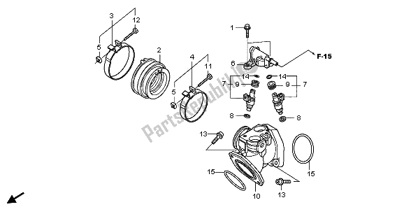 Todas las partes para Colector De Admisión de Honda VT 750C 2009