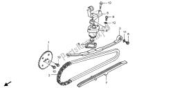 łańcuch krzywkowy i napinacz